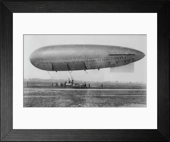 Framed Print : Army Airship, Beta II, between c1910 and c1915. Creator: Bain News Service Framed Print : Army Airship, Beta II, between c1910 and c1915. Creator: Bain News Service