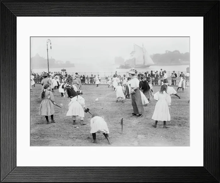 Framed Print : Farm for school children, N.Y.C. between c1910 and c1915. Creator: Bain News Service Framed Print : Farm for school children, N.Y.C. between c1910 and c1915. Creator: Bain News Service