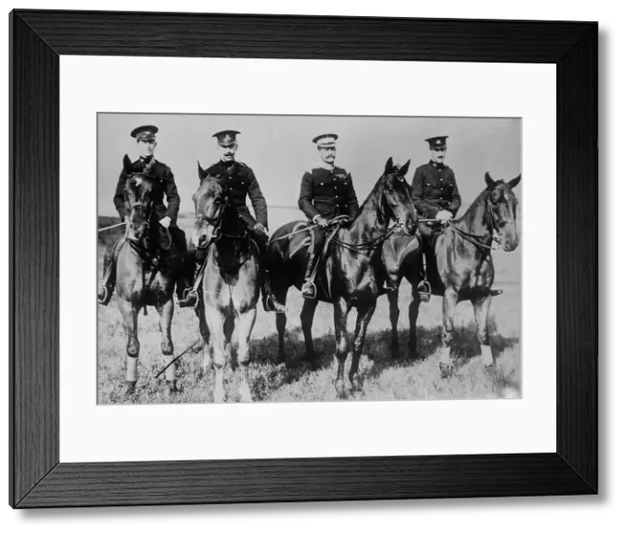 Framed Print : Lt. Walter Brooke; Lt. C.T. Walwyn; Col. P.A. Kenna & Lt. Geoffrey Brooke, (1910?). Creator: Bain News Service Framed Print : Lt. Walter Brooke; Lt. C.T. Walwyn; Col. P.A. Kenna & Lt. Geoffrey Brooke, (1910?). Creator: Bain News Service