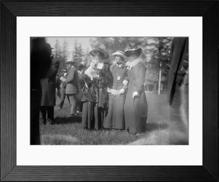 Framed Print : Mrs. H.K. Vingut -- Mrs. Henry Bell -- Mrs. Gillmore, between c1910 and c1915. Creator: Bain News Service