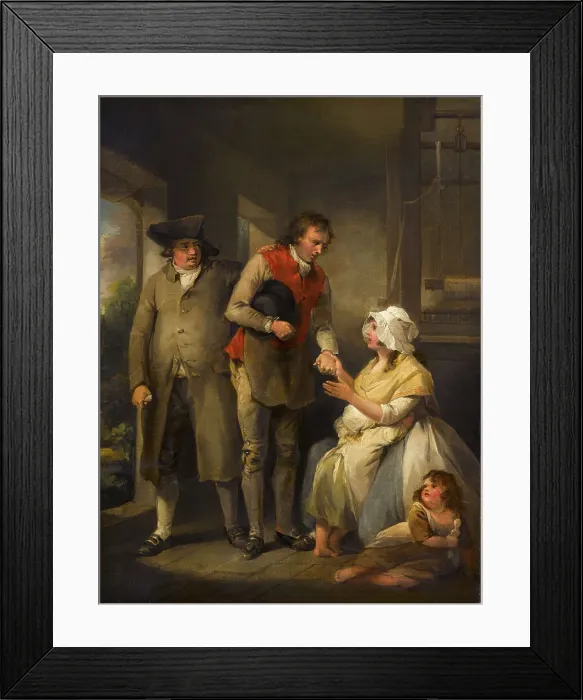 Framed Print : The Power Of Justice, c1788. Creator: George Morland Framed Print : The Power Of Justice, c1788. Creator: George Morland