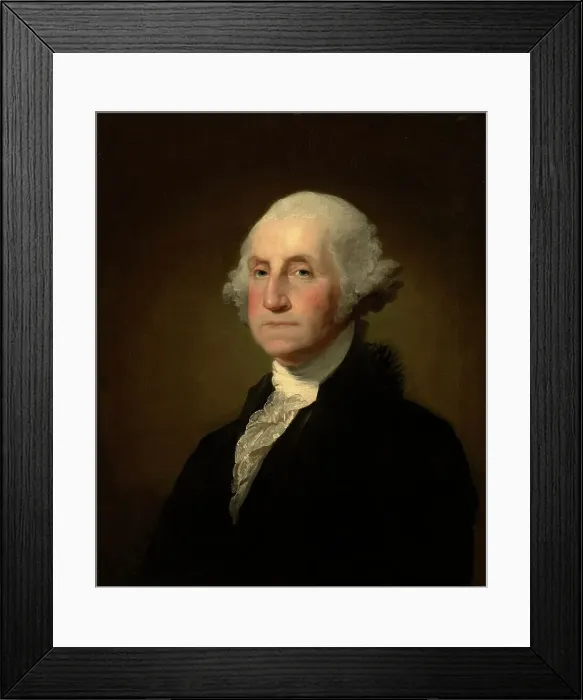Framed Print : George Washington, 1796-1803. Creator: Gilbert Stuart Framed Print : George Washington, 1796-1803. Creator: Gilbert Stuart