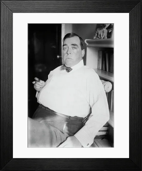Framed Print : Irvin Cobb, 1916. Creator: Bain News Service Framed Print : Irvin Cobb, 1916. Creator: Bain News Service