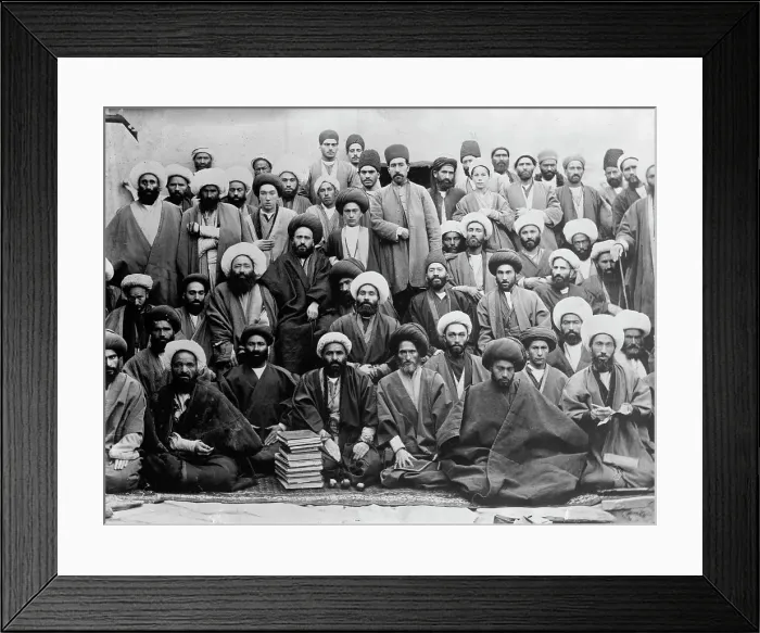 Framed Print : Persia - Mohmammedan priests, between c1910 and c1915. Creator: Bain News Service Framed Print : Persia - Mohmammedan priests, between c1910 and c1915. Creator: Bain News Service