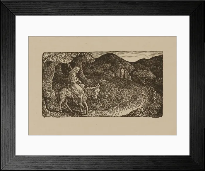 Framed Print : The Return Home, 1830. Creator: Edward Calvert Framed Print : The Return Home, 1830. Creator: Edward Calvert