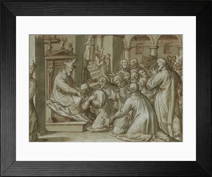 Framed Print : The Appointment Of The Blessed Alessandro Sauli As Superior General Of The Barnabites, 1610-1624. Creator: Giovanni Battista della Rovere Framed Print : The Appointment Of The Blessed Alessandro Sauli As Superior General Of The Barnabites, 1610-1624. Creator: Giovanni Battista della Rovere