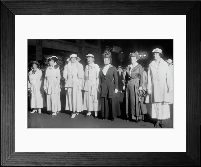 Framed Print : Mrs. Eleanor Roosevelt in Parade, 5 / 13 / 16, 1916. Creator: Bain News Service Framed Print : Mrs. Eleanor Roosevelt in Parade, 5 / 13 / 16, 1916. Creator: Bain News Service