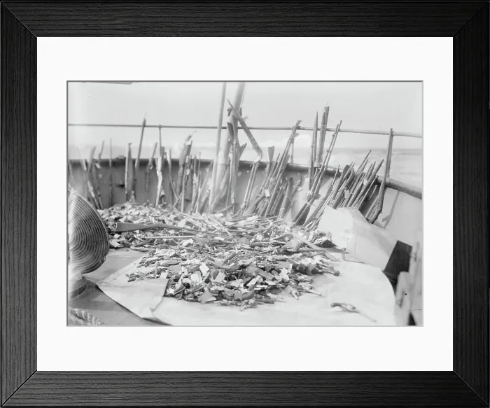 Framed Print : Forfeited guns, 1914. Creator: Bain News Service Framed Print : Forfeited guns, 1914. Creator: Bain News Service
