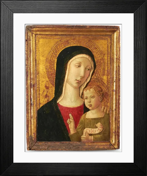 Framed Print : Virgin And Child, c1465-70. Creator: Matteo di Giovanni Framed Print : Virgin And Child, c1465-70. Creator: Matteo di Giovanni