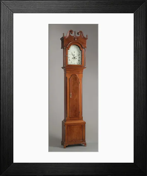 Framed Print : Tall Case Clock, c1792. Creator: Caleb Bentley Framed Print : Tall Case Clock, c1792. Creator: Caleb Bentley