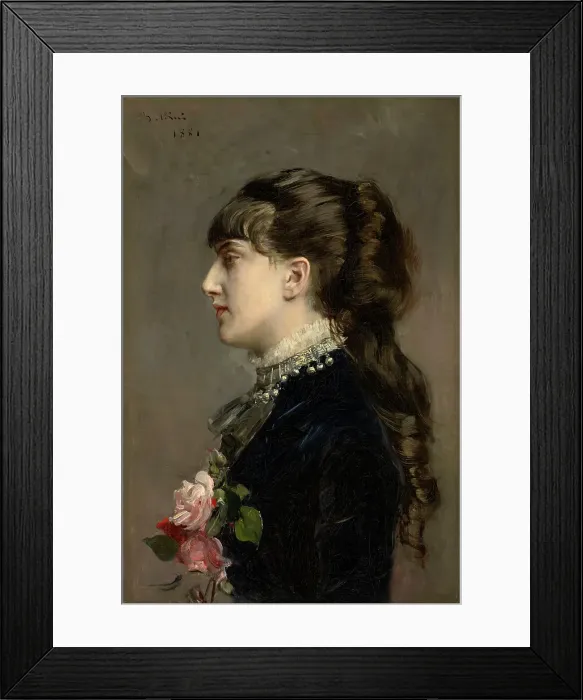 Framed Print : Madame Céline Leclanché, 1881. Creator: Giovanni Boldini Framed Print : Madame Céline Leclanché, 1881. Creator: Giovanni Boldini