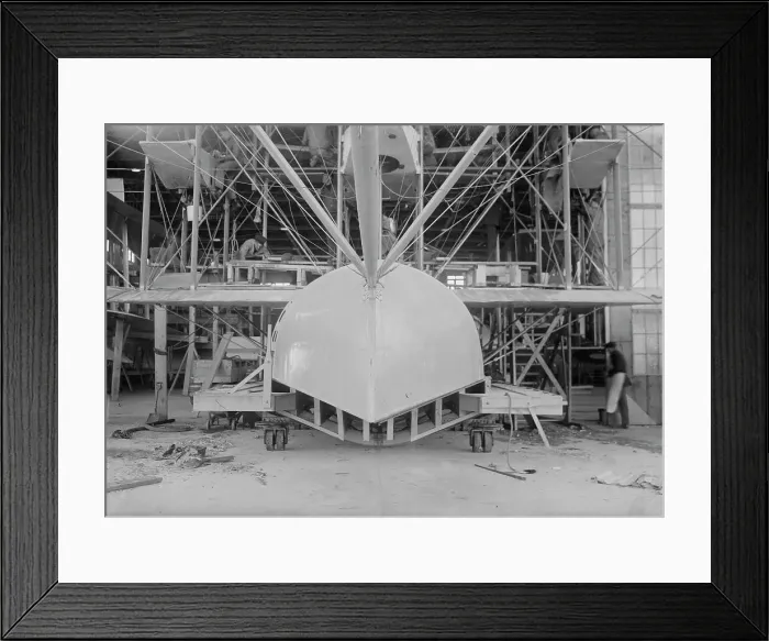 Framed Print : Fuselage of NC-1, 1918 or 1919. Creator: Bain News Service Framed Print : Fuselage of NC-1, 1918 or 1919. Creator: Bain News Service