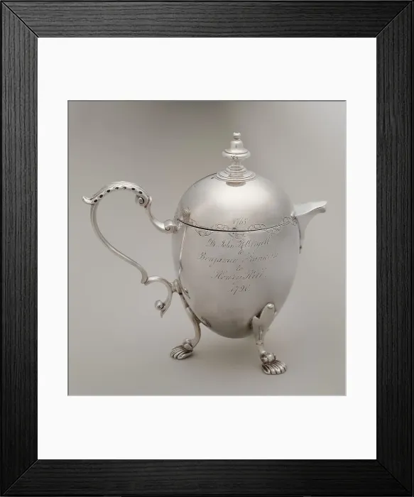 Framed Print : Milk Jug (Pot À Lait Forme Grecque) With Portrait Of Joan Of Arc (C. 1412- 1431), 1812. Creator: Daniel Smith and Robert Sharp Framed Print : Milk Jug (Pot À Lait Forme Grecque) With Portrait Of Joan Of Arc (C. 1412- 1431), 1812. Creator: Daniel Smith and Robert Sharp
