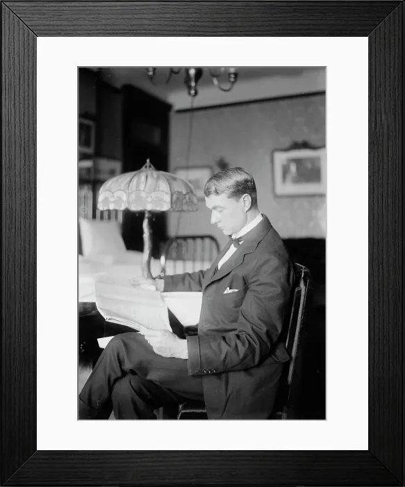 Framed Print : John Drinkwater, between c1915 and c1920. Creator: Bain News Service Framed Print : John Drinkwater, between c1915 and c1920. Creator: Bain News Service