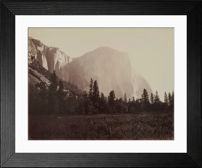 Framed Print : El Capitan, 3600 Ft. Yosemite, 1860's Creator: Carleton Emmons Watkins Framed Print : El Capitan, 3600 Ft. Yosemite, 1860's Creator: Carleton Emmons Watkins
