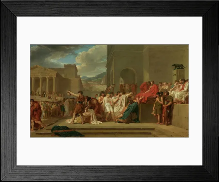 Framed Print : Brutus Condemning His Sons To Death, 1788. Creator: Guillaume Lethiere Framed Print : Brutus Condemning His Sons To Death, 1788. Creator: Guillaume Lethiere