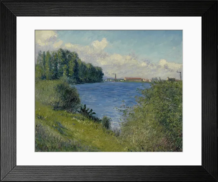 Framed Print : The Seine At Argenteuil, c1892. Creator: Gustave Caillebotte Framed Print : The Seine At Argenteuil, c1892. Creator: Gustave Caillebotte