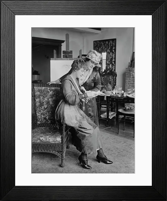 Framed Print : Paula Blackton, Nancy Palmer, between c1915 and c1920. Creator: Bain News Service Framed Print : Paula Blackton, Nancy Palmer, between c1915 and c1920. Creator: Bain News Service
