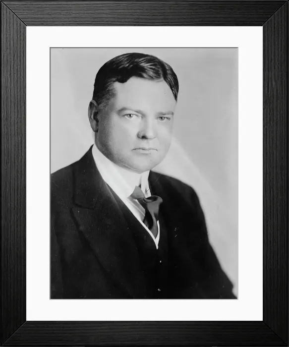 Framed Print : Herbert Hoover, 1917. Creator: Bain News Service Framed Print : Herbert Hoover, 1917. Creator: Bain News Service