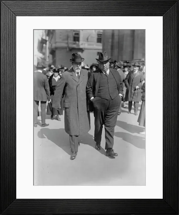 Framed Print : Gatti-Casazza & A. Seligsberg, 1917. Creator: Bain News Service Framed Print : Gatti-Casazza & A. Seligsberg, 1917. Creator: Bain News Service
