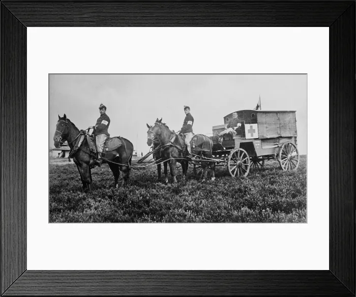 Framed Print : Belgian Ambulance, between c1915 and c1920. Creator: Bain News Service Framed Print : Belgian Ambulance, between c1915 and c1920. Creator: Bain News Service