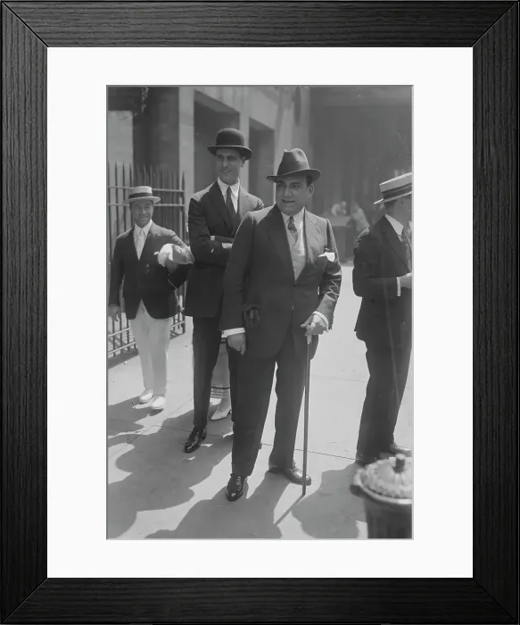 Framed Print : Enrico Caruso, between c1915 and c1920. Creator: Bain News Service Framed Print : Enrico Caruso, between c1915 and c1920. Creator: Bain News Service