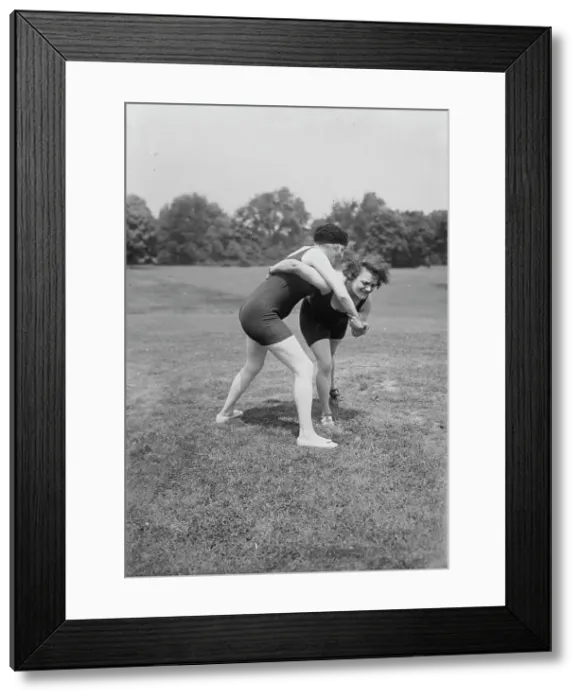 Framed Print : Mme. Revyl & Jane Lory, 1918. Creator: Bain News Service Framed Print : Mme. Revyl & Jane Lory, 1918. Creator: Bain News Service