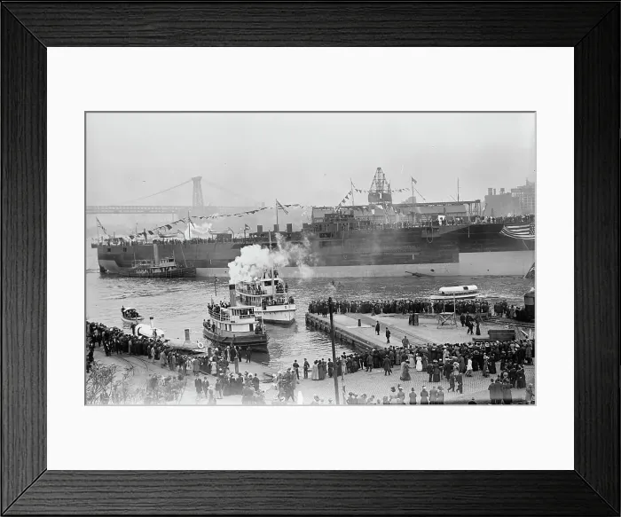 Framed Print : Florida U.S.N. 1910. Creator: Bain News Service