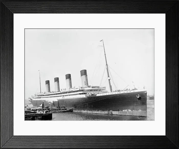 Framed Print : Arrival OLYMPIC, 1911. Creator: Bain News Service Framed Print : Arrival OLYMPIC, 1911. Creator: Bain News Service