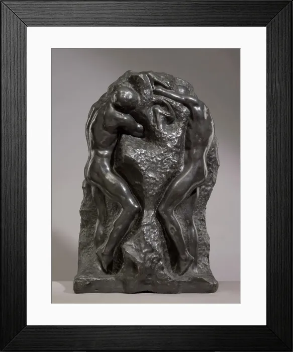 Framed Print : Brotherly Love, modeled 1886-87. Creator: George Grey Barnard Framed Print : Brotherly Love, modeled 1886-87. Creator: George Grey Barnard