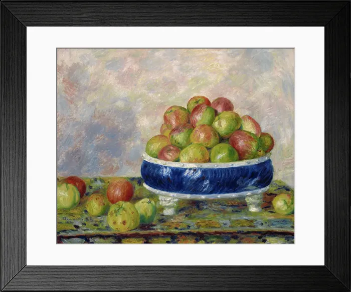 Framed Print : Apples In A Dish, 1883. Creator: Pierre-Auguste Renoir Framed Print : Apples In A Dish, 1883. Creator: Pierre-Auguste Renoir
