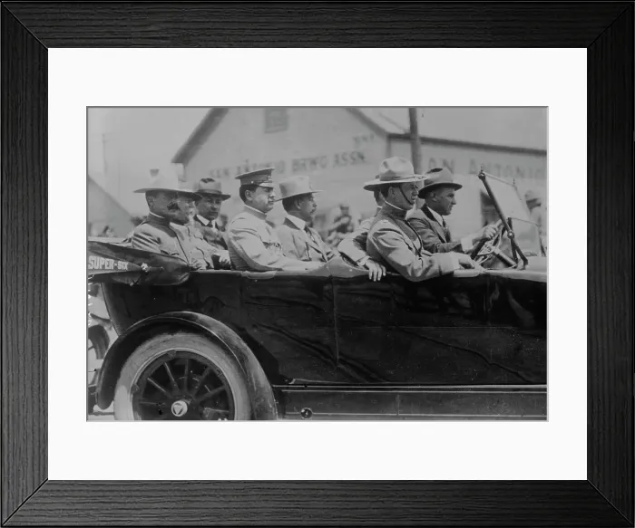 Framed Print : Gen. Obregon, El Paso, 1916. Creator: Bain News Service Framed Print : Gen. Obregon, El Paso, 1916. Creator: Bain News Service