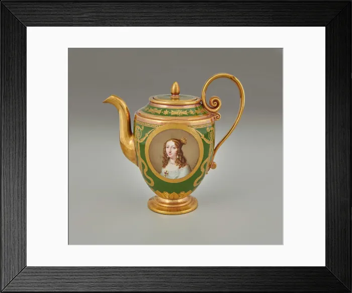 Framed Print : Teapot, 1754-56. Creator: Unknown Framed Print : Teapot, 1754-56. Creator: Unknown