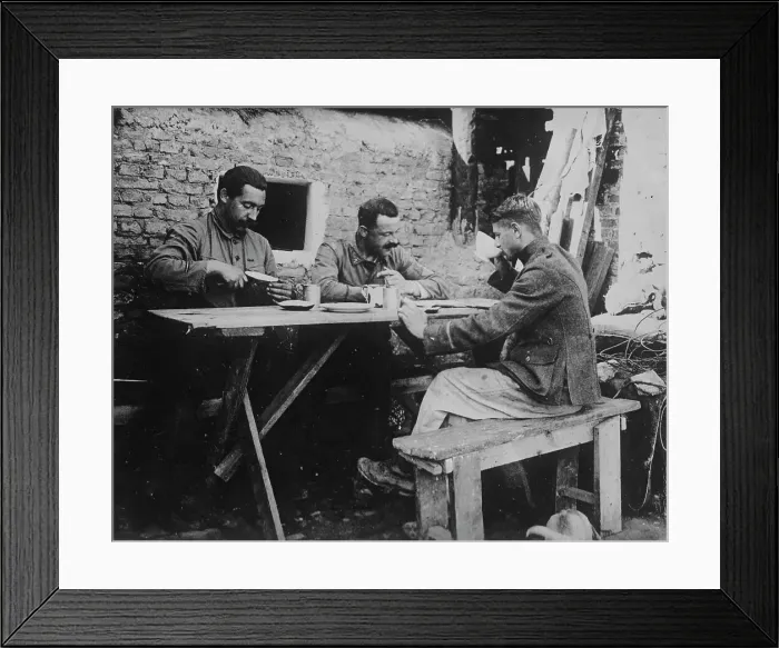 Framed Print : Belgian Signal post, between c1915 and 1918. Creator: Bain News Service Framed Print : Belgian Signal post, between c1915 and 1918. Creator: Bain News Service