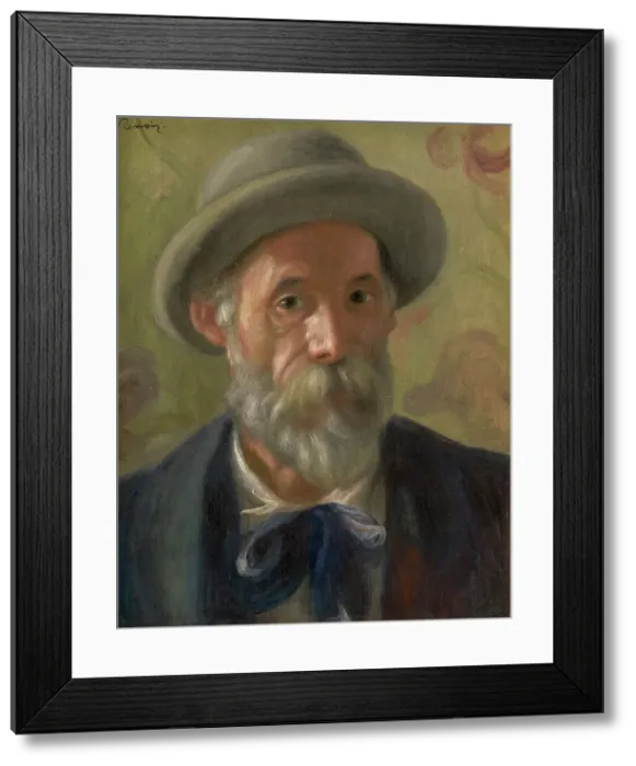Framed Print : Self-Portrait, c1875. Creator: Pierre-Auguste Renoir