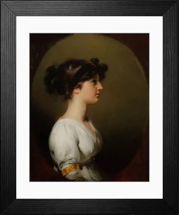 Framed Print : The Honorable Caroline Upton, c1800. Creator: Thomas Lawrence Framed Print : The Honorable Caroline Upton, c1800. Creator: Thomas Lawrence