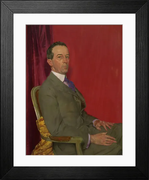 Framed Print : Robert Sterling Clark, 1921-22. Creator: William Newenham Montague Orpen Framed Print : Robert Sterling Clark, 1921-22. Creator: William Newenham Montague Orpen