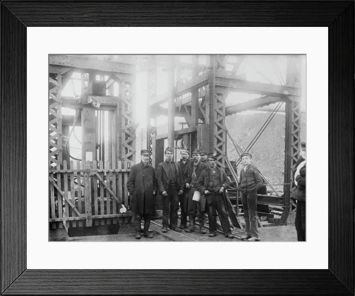 Framed Print : Miners leaving entrance to coal mine near Scranton, PA. 1912. Creator: Bain News Service Framed Print : Miners leaving entrance to coal mine near Scranton, PA. 1912. Creator: Bain News Service