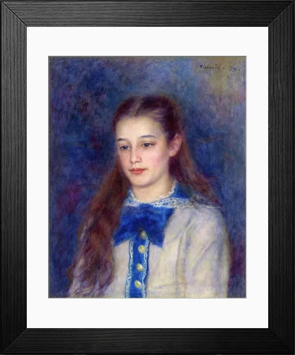 Framed Print : Thérèse Berard, 1879. Creator: Pierre-Auguste Renoir Framed Print : Thérèse Berard, 1879. Creator: Pierre-Auguste Renoir