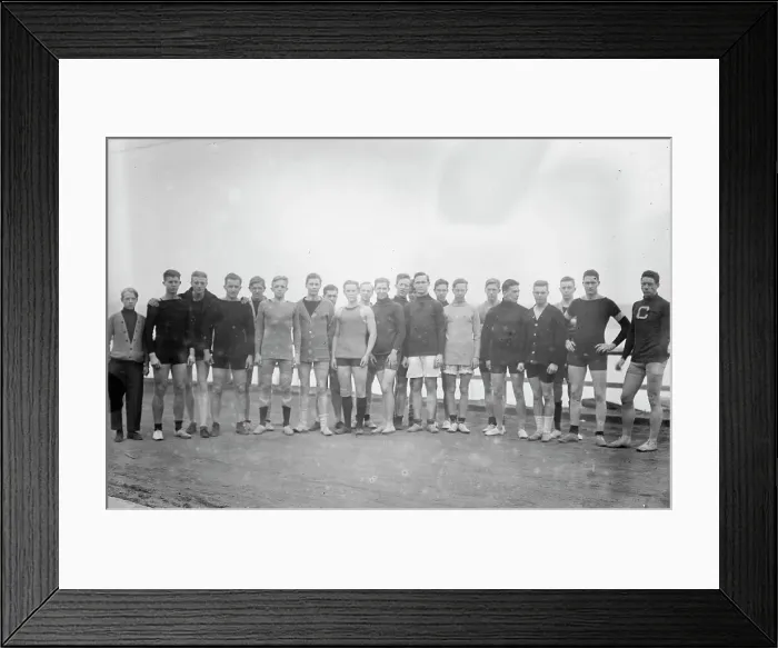 Framed Print : Candidates for Columbia crew, between c1910 and c1915. Creator: Bain News Service Framed Print : Candidates for Columbia crew, between c1910 and c1915. Creator: Bain News Service