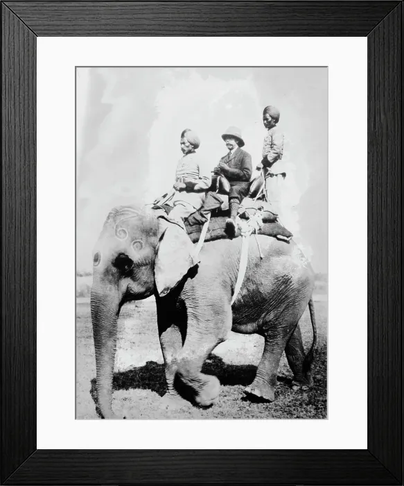 Framed Print : King Emperor's Hunt in India, 1911. Creator: Bain News Service Framed Print : King Emperor's Hunt in India, 1911. Creator: Bain News Service