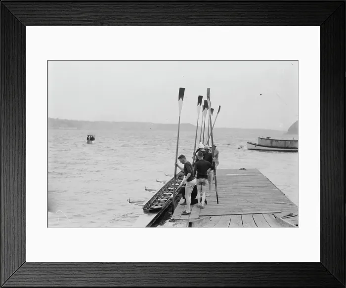 Framed Print : Cornell crew, between c1910 and c1915. Creator: Bain News Service Framed Print : Cornell crew, between c1910 and c1915. Creator: Bain News Service