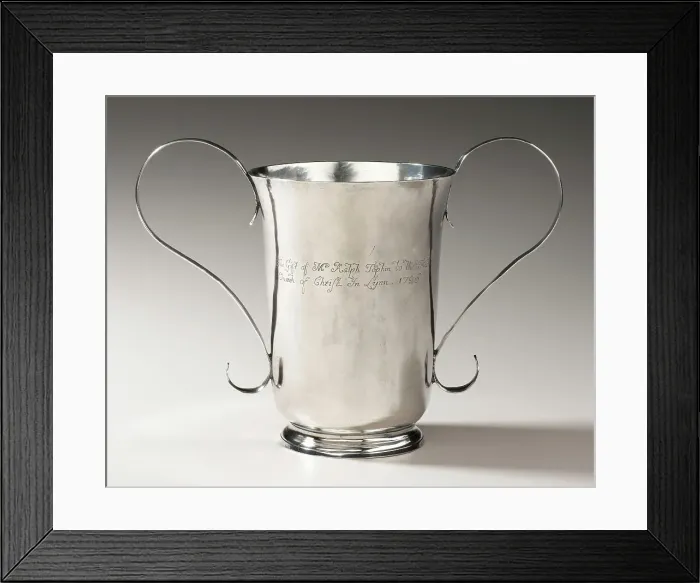 Framed Print : Two-Handled Cup, C. 1726 Creator: Unknown Framed Print : Two-Handled Cup, C. 1726 Creator: Unknown