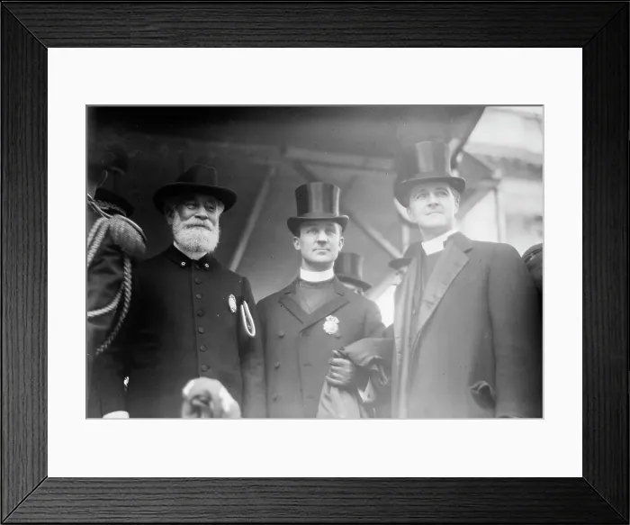 Framed Print : Police Chaplains - Blum - Stires - Genns. N.Y. between c1910 and c1915. Creator: Bain News Service Framed Print : Police Chaplains - Blum - Stires - Genns. N.Y. between c1910 and c1915. Creator: Bain News Service