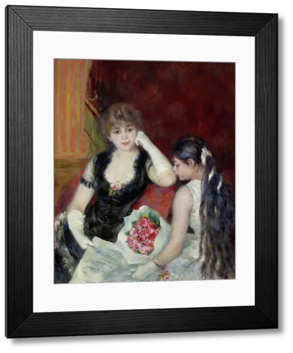 Framed Print : A Box At The Theater (At The Concert), 1880. Creator: Pierre-Auguste Renoir Framed Print : A Box At The Theater (At The Concert), 1880. Creator: Pierre-Auguste Renoir
