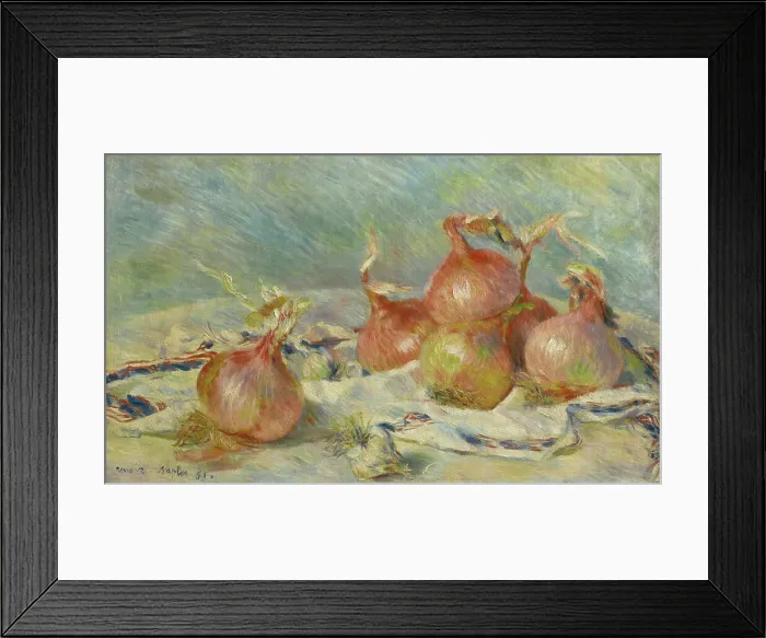 Framed Print : Onions, 1881. Creator: Pierre-Auguste Renoir Framed Print : Onions, 1881. Creator: Pierre-Auguste Renoir