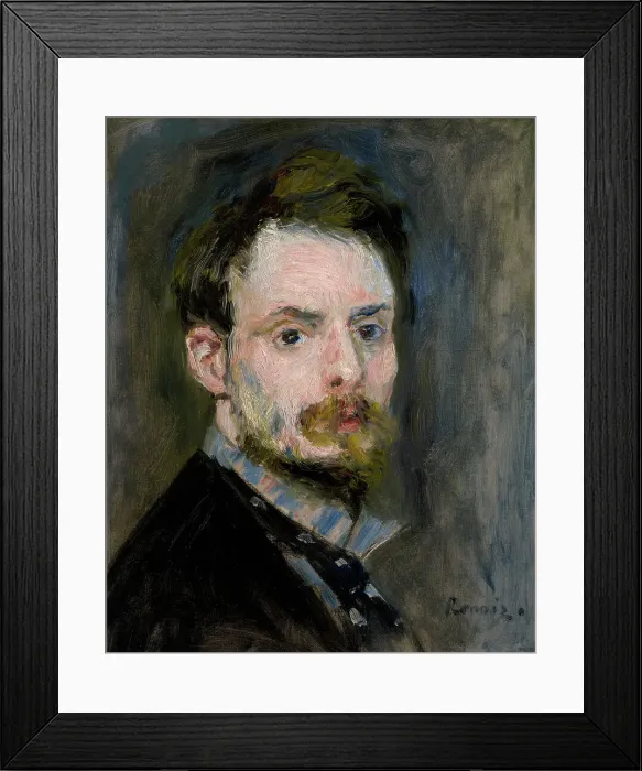 Framed Print : Self-Portrait, c1857-58. Creator: Pierre-Auguste Renoir Framed Print : Self-Portrait, c1857-58. Creator: Pierre-Auguste Renoir