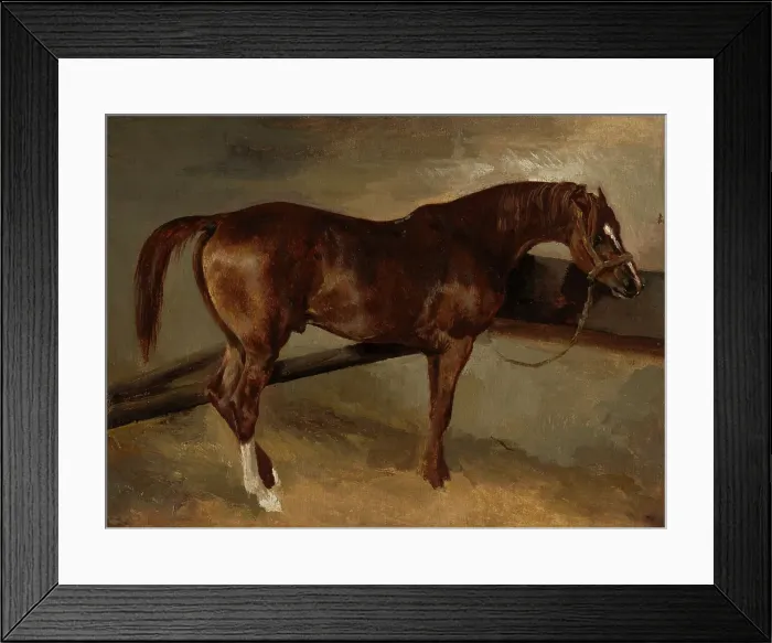 Framed Print : Dervish In His Stall, c1820. Creator: Theodore Gericault Framed Print : Dervish In His Stall, c1820. Creator: Theodore Gericault