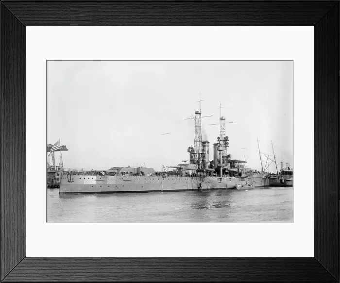 Framed Print : USS Utah, between c1910 and c1915. Creator: Bain News Service Framed Print : USS Utah, between c1910 and c1915. Creator: Bain News Service