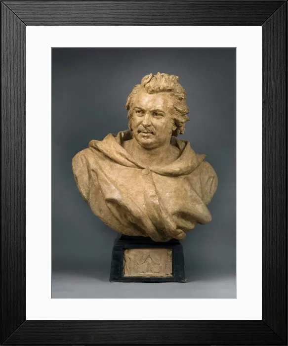 Framed Print : Honoré De Balzac, 1877. Creator: Pierre Eugene Emile Hebert Framed Print : Honoré De Balzac, 1877. Creator: Pierre Eugene Emile Hebert